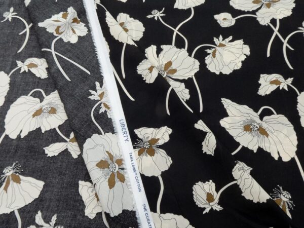 Stoff Fragile Blooms Tana Lawn  Cotton – Bild 2