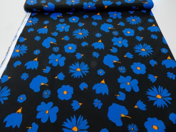 Stoff Print Impression black Tana Lawn  Cotton – Bild 3
