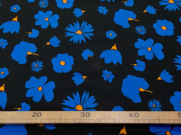 Stoff Print Impression black Tana Lawn  Cotton – Bild 4