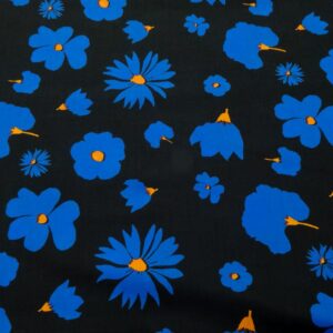 Stoff Print Impression black Tana Lawn  Cotton
