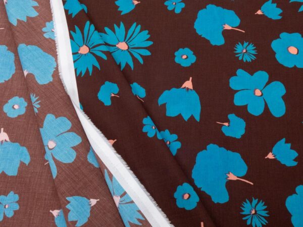 Stoff Print Impression BROWN Tana Lawn  Cotton – Bild 2