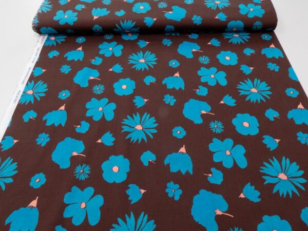 Stoff Print Impression BROWN Tana Lawn  Cotton – Bild 3