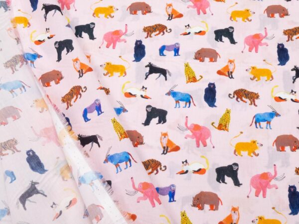 Stoff Animal Pals Tana Lawn  Cotton - eastern voyage Collection – Bild 2