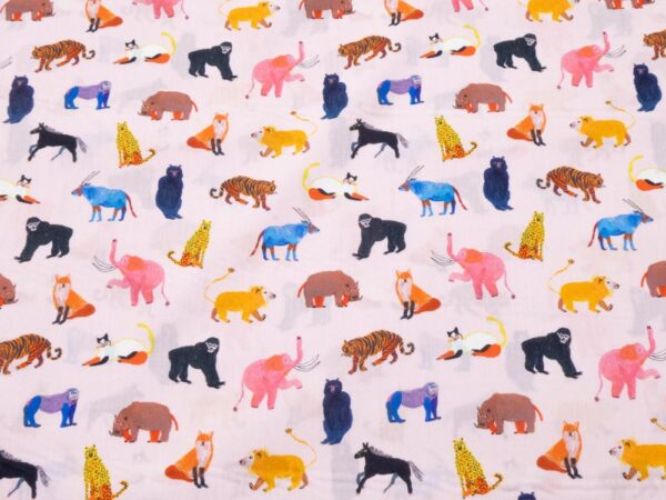 Stoff Animal Pals Tana Lawn  Cotton - eastern voyage Collection