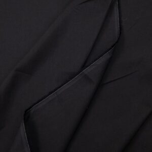 Stoff Plain Dyed Tana Lawn black - schwarz