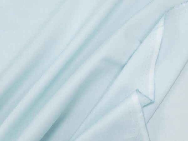 Stoff plain Dyed Tana Lawn  Duck Egg hellblau easycare EC