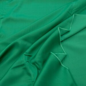 Stoff Viskosesatin matt Green Tambourine