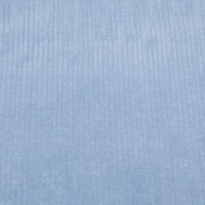 Stoff Jersey Cord Optik Babyblau