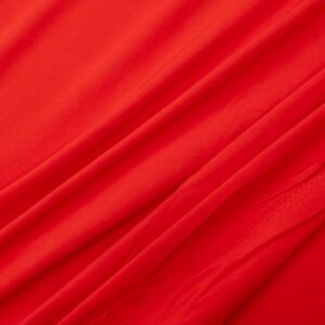 Stoff Viskose uni tomatenrot