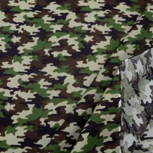 Stoff BW Camouflage grüpnbraunkhaki