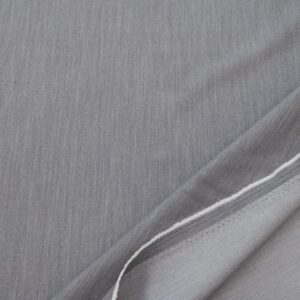 Stoff Hosen Vi meliert grau