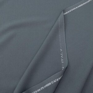 Stoff Wollkrepp mausgrau