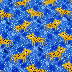 Stoff Jersey Leo im Wunderwald