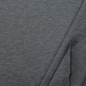 Stoff BWJersey uni grau meliert
