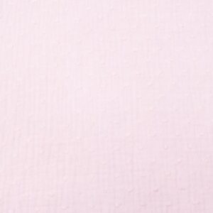 Stoff Double Gauze Dobby -Plumetis Pink-a-boo
