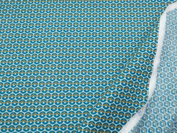 Stoff BW Waves Teal – Bild 2