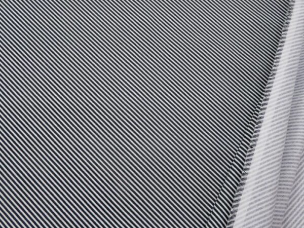 Stoff BW BLANCHE Querstreifen schwarz-weiss