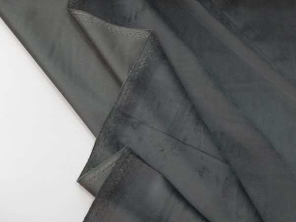 Stoff Samt Pewter grau – Bild 2