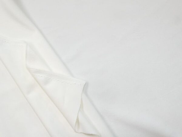 Stoff Samt Bright White – Bild 2