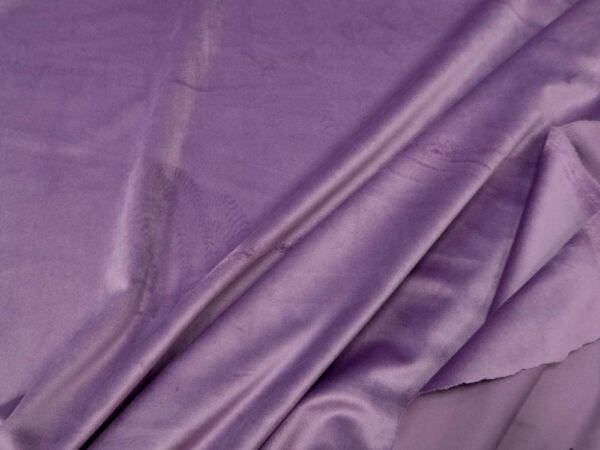 Stoff Samt Dusty Lavender