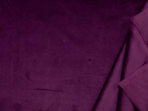 Stoff Samt dark purple