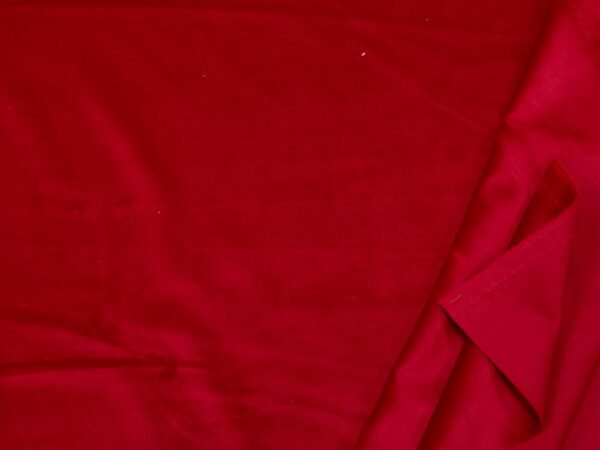 Stoff Samt chinese red