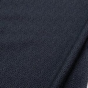 Stoff BW CLOTI Minipunkte schwarz