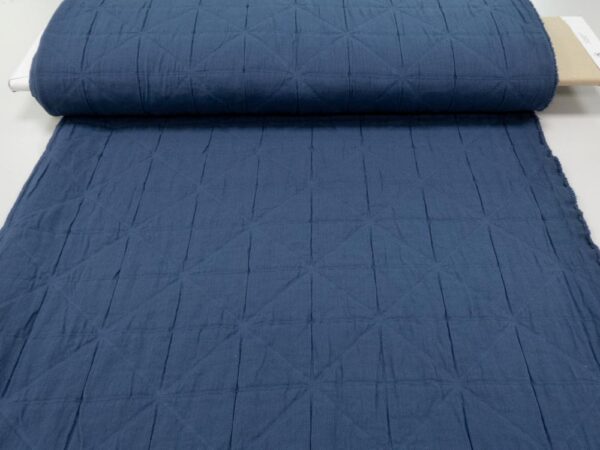 Stoff  Jacquard Cotton Ahoy Blue – Bild 3