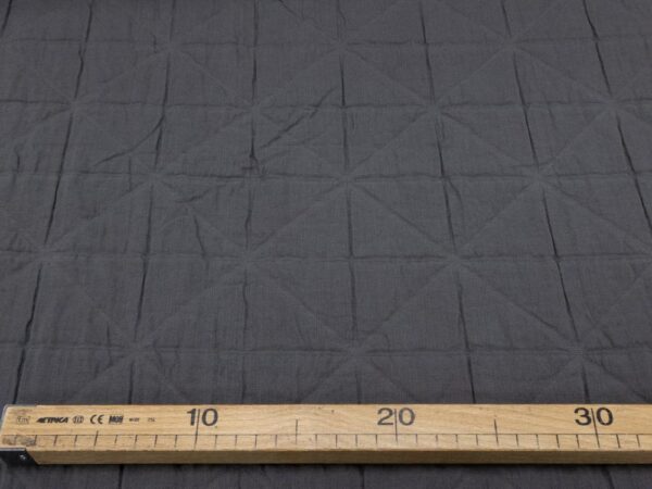 Stoff  Jacquard Cotton dark grey – Bild 4