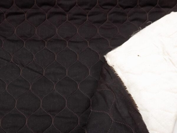 Stoff Brown Pavillon Quilted Oilskin – Bild 2