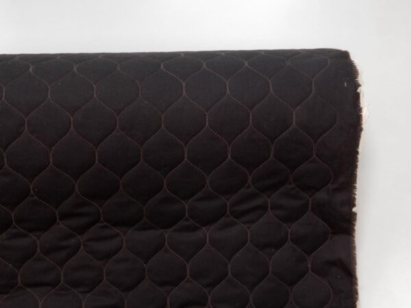 Stoff Brown Pavillon Quilted Oilskin – Bild 3