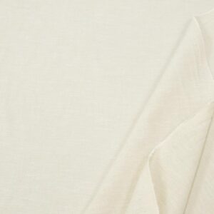 Stoff Leinen Baumwolle White Almond
