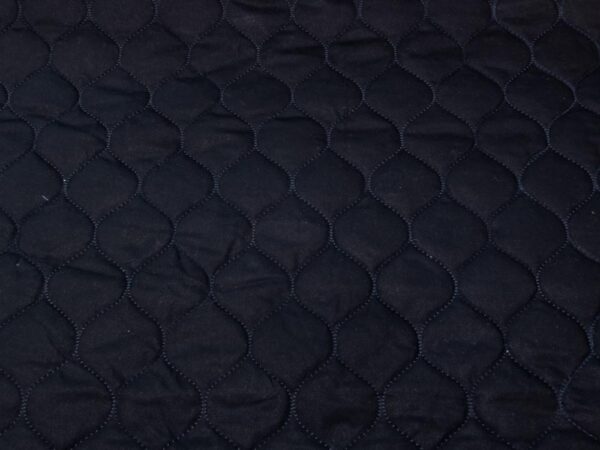 Stoff Darkest Navy Pavillon Quilted Oilskin