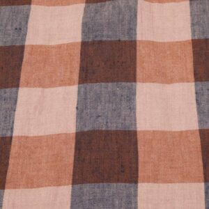 Stoff Dearborn Darks EU Linen Rosa-graublau