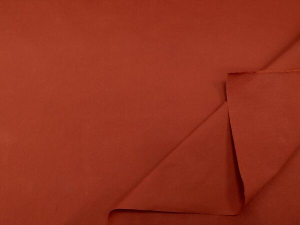 Stoff Dry Organic Cotton Oilskin Rust picante
