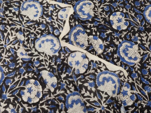 Stoff Indian Cotton Block Print Freedom Block – Bild 2