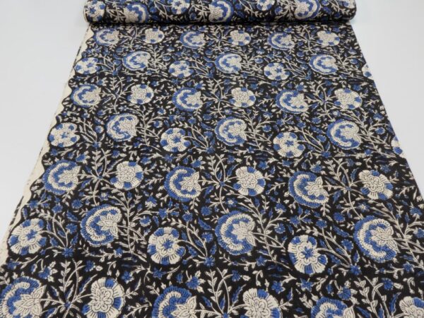 Stoff Indian Cotton Block Print Freedom Block – Bild 3