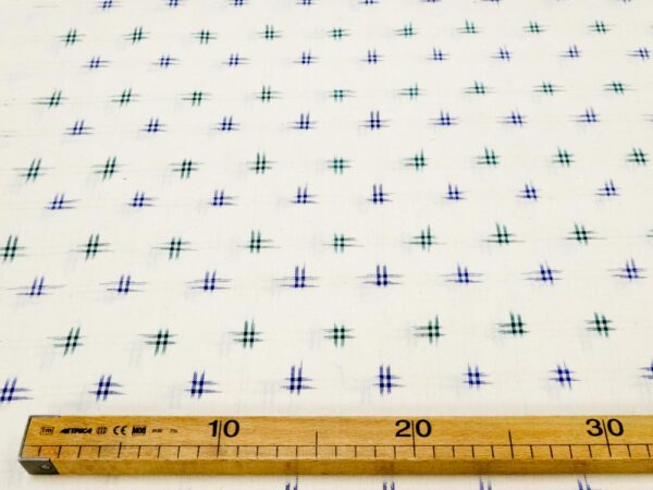 Stoff Indian Cotton Ikat Kin – Bild 4