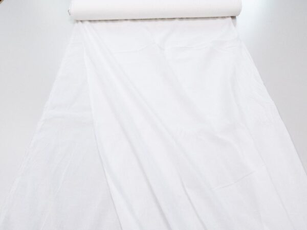 Stoff Indian Organic Cotton White Voile – Bild 2