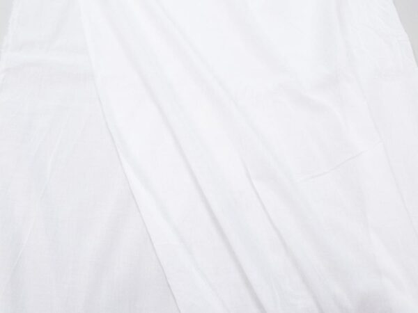 Stoff Indian Organic Cotton White Voile