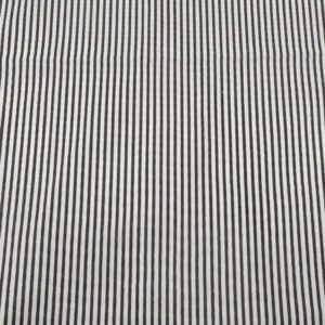 Stoff Indien Cotton Lean Stripe Mono black-white