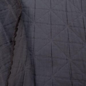 Stoff  Jacquard Cotton Arlo Charcoal