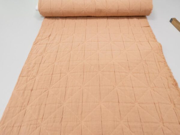 Stoff Jacquard Cotton Daupine Pink – Bild 2