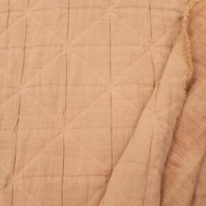 Stoff Jacquard Cotton Daupine Pink