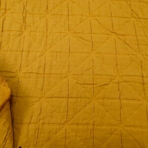 Stoff  Jacquard Cotton senfgelb