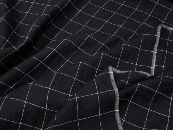 Stoff Ava Check EU Linen – Bild 2