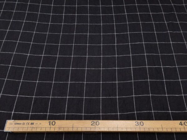 Stoff Ava Check EU Linen – Bild 4