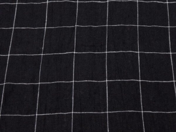 Stoff Ava Check EU Linen