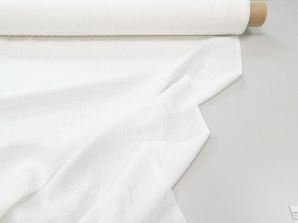 Stoff EU Linen Milk White – Bild 2