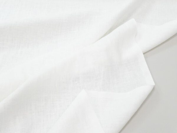 Stoff EU Linen Milk White